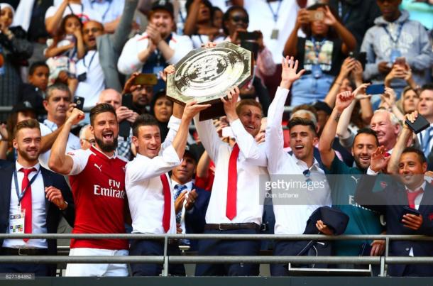 Arsenal lifted the Community Shield at Wembley last weekend | Photo: Getty/ Dan Istitene