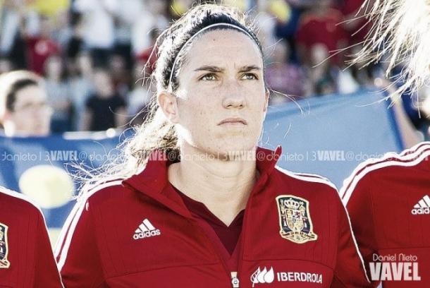 Vicky Losada es fundamental en la delantera de España: | Foto: Daniel Nieto (VAVEL)