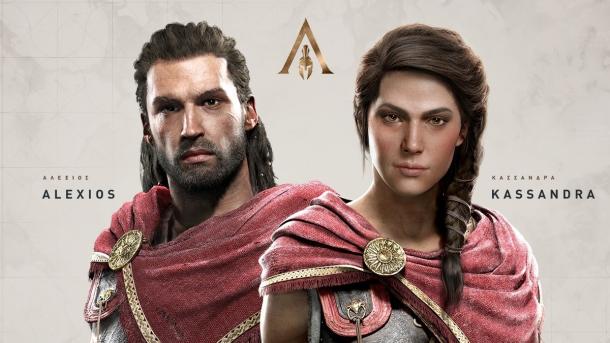 Personajes a elegir para jugar a la campaña de Odyssey. | Foto: Ubisoft