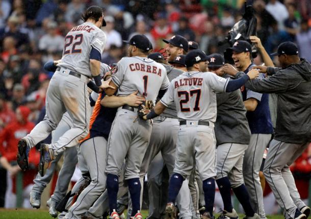 The Astros knocked off the Red Sox in the ALDS, scoring 24 runs in four games/Photo: Charles Krupa/Associated Press