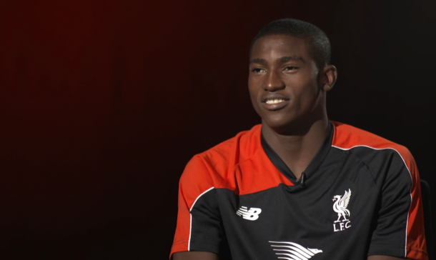 Awoniyi after joining Liverpool last summer. (Picture: This is Anfield)
