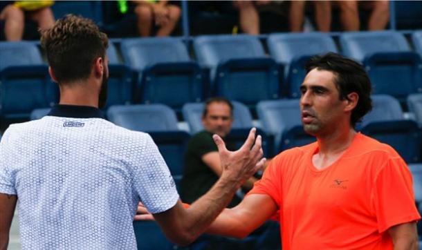 Baghdatis defeated Benoit Paire in four sets to progress to the third round (Photo: Getty Images/Eduardo Munoz Alvarez)