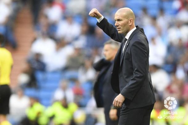 Zidane debutó con victoria sobre el Celta de Vigo en su segunda etapa como entrenador del Real Madrid | Foto: LaLiga.es