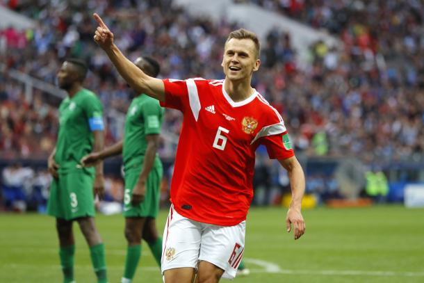Denis Cheryshev was in red hot form today | Source: Ian MacNicol-Getty Images via Fifa.com