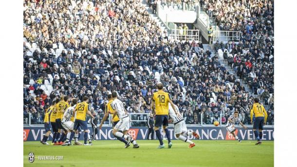 La defensa del Hellas Verona ha encajado 59 goles esta temporada. Fuente: Juventus