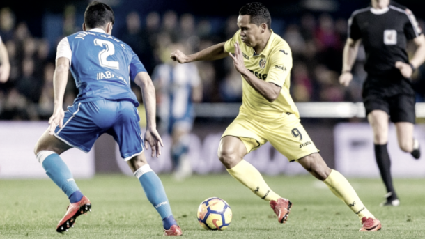 Carlos Bacca frente al Deportivo | Imagen: villarrealcf.es