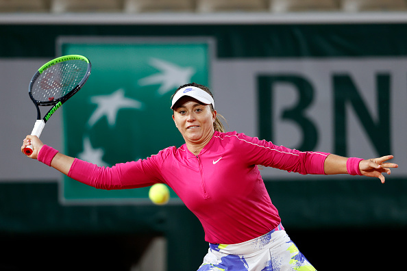 Badosa on her way to stunning former champion Ostapenko (Clive Brunskill/Getty Images)