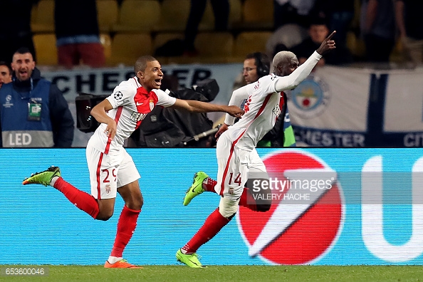 Bakayoko celebrates his winner against Man City last season. (Source: 