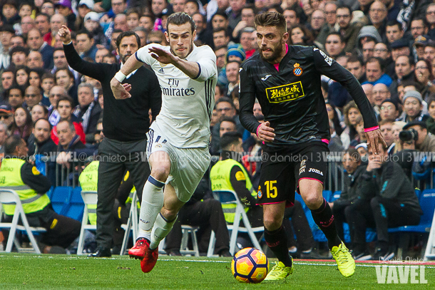 Gareth Bale mostrandose su potencia en banda. | FOTO: Daniel Nieto - VAVEL
