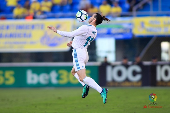 Bale controlando el esférico. Foto: La Liga