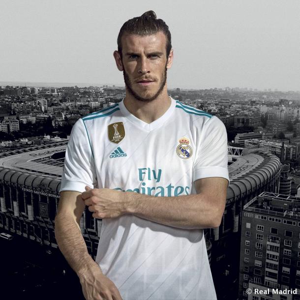 Bale foi um dos modelos na apresentação dos novos uniformes | Foto: Divulgação/Real Madrid CF