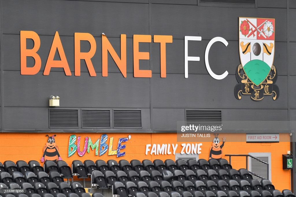 Barnet will be at home in this National League play-off fixture. (Photo by Justin Tallis/Getty Images)