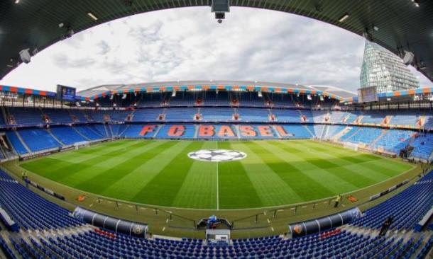 St. Jakob-Park, the host stadium for the final on Wednesday night. (Picture: Telegraph)