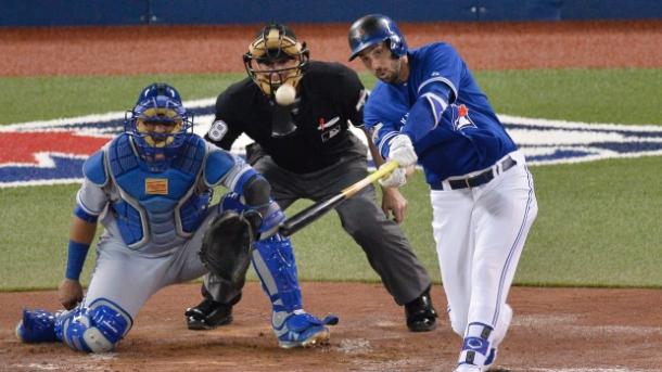 Colabello in action with the Blue Jays. (Chris Young/CP)