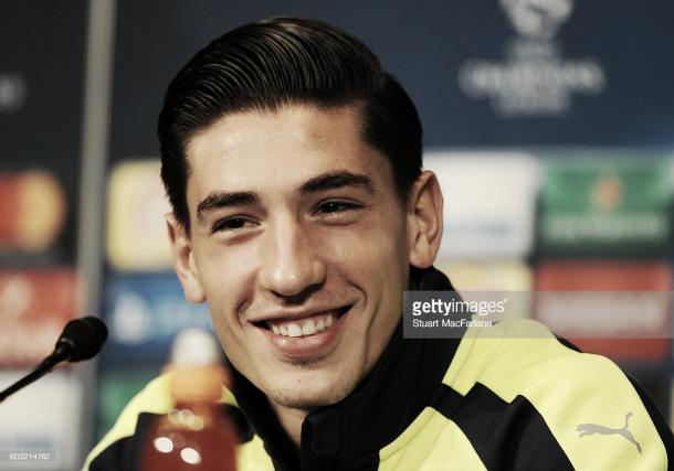 Bellerin has fought of competition from Callum Chambers and Mathieu Debuchy to become Arsenal's number one right back. Photo: Getty Images: Stuart MacFarlane