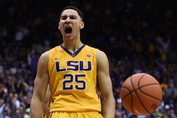 LSU's Ben Simmons is likely-to-be number one overall selection by the Philadelphia 76ers