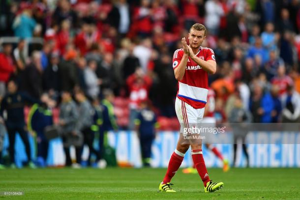 Ben Gibson's efforts have largely gone unrewarded in the Premier League so far | Photo: Dan Mullan/Getty