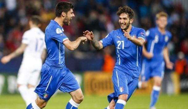 Benassi e Cataldi festeggiano dopo un gol. Fonte: Getty Images