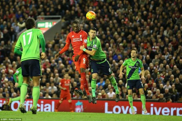 Benteke scored against Southampton after coming off the bench (photo: BPI)