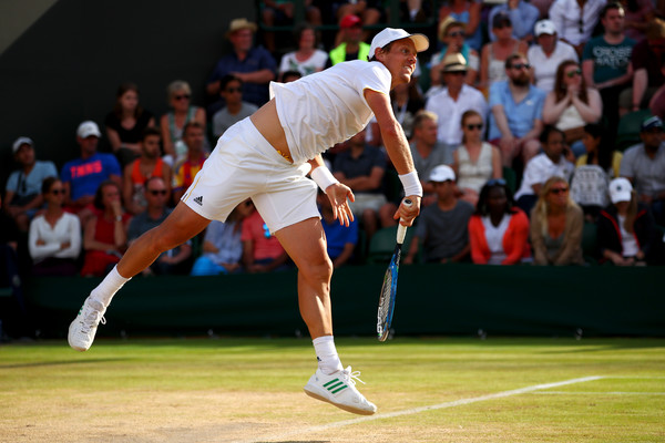 The Czech will need to keep the points short against Djokovic (Photo by Clive Brunskill / Getty)