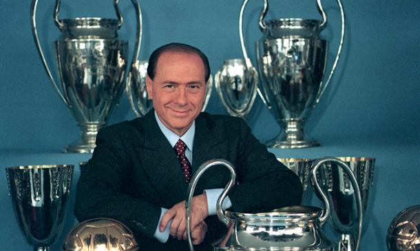 Silvio Berlusconi, un gran coleccionista de títulos (Foto: acmilan.com)
