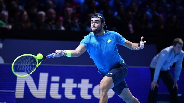 Berrettini ends 2019 on a high after starting 2019 outside the Top 50/Photo: Peter Staples