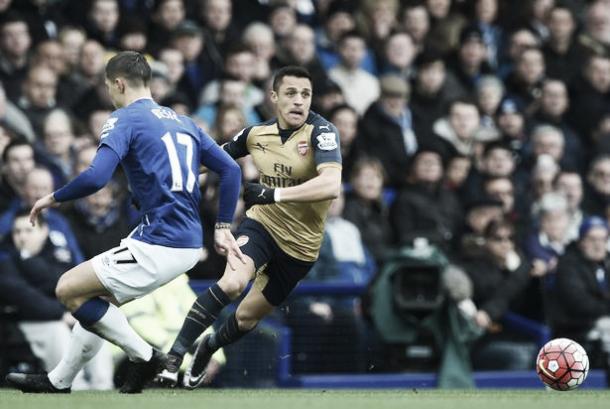 Muhamed Besic played just 45 minutes before being replaced by John Stones. | Photo: Getty Images