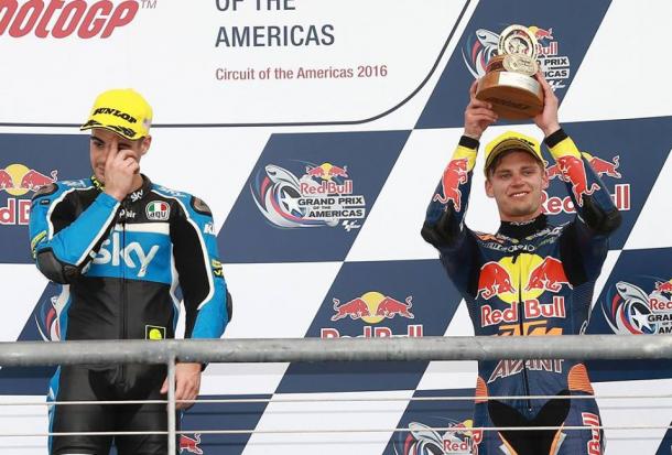Tercera posición de Brad Binder en el Gran Premio de las Américas | Foto: Red Bull KTM Ajo