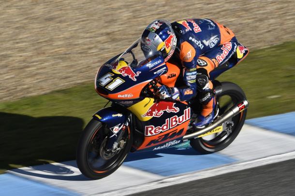 Championship leader Brad Binder - www.ajo.fi