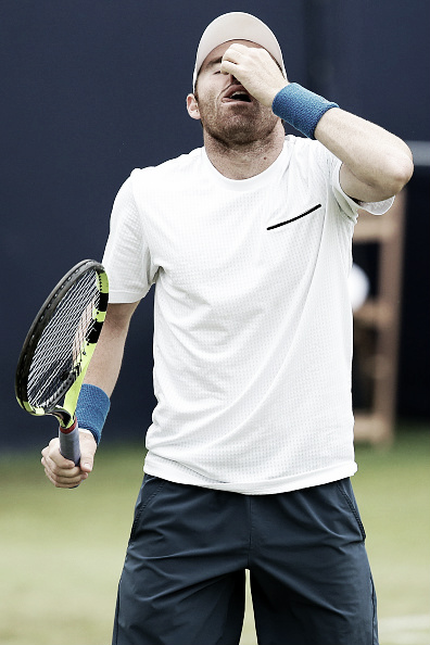 Bjorn Fratangelo posted far too many errors to beat Grigor Dimitrov in the 2016 Wimbledon championships. (Photo: Getty Images)