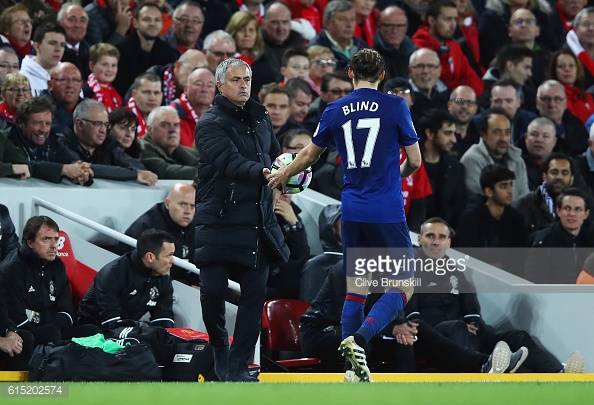 Daley Blind has played well at left-back in Luke Shaw's absence | Photo: Clive Brunskill/ Getty Images