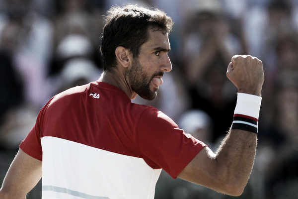 Tremendo el partido que ganó Cilic. Imagen: Zimbio