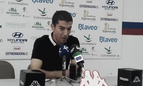 Diego Merino en rueda de prensa | Foto: Vavel