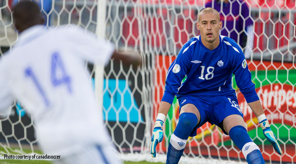 Canadian keeper Milan Borjan was called to make some critical saves. | Source: Canada Soccer