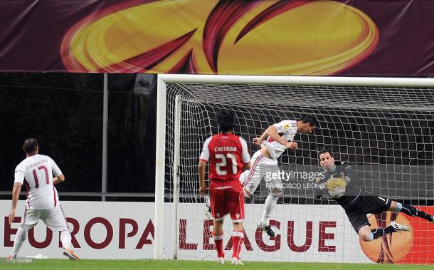 Duelo entre Braga y Benfica en las semifinales de la UEFA Europa League de 2011 / Foto: gettyimages