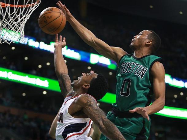 Avery Bradley in difesa su Jeff Teague: una delle chiavi fino all'infortunio dello 0 | www.celticshub.com