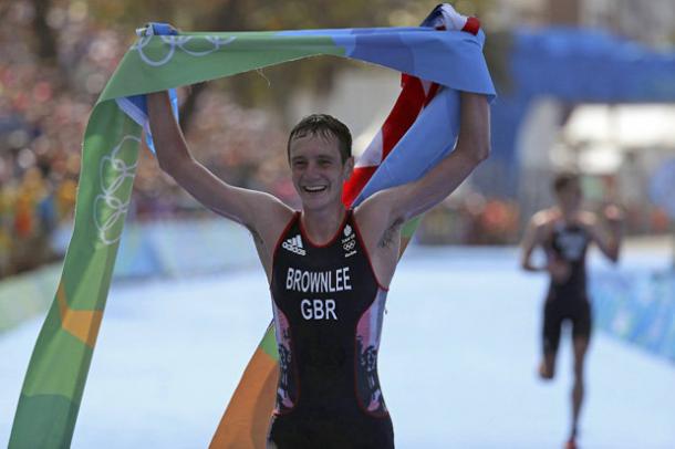 Alistair Brownlee finished ahead of brother Jonny to successfully defend his Olympic triathlon title. | Photo: PA