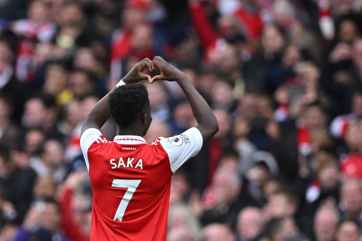 El '7' del Arsenal, Bukayo Saka | Imagen: Getty Images