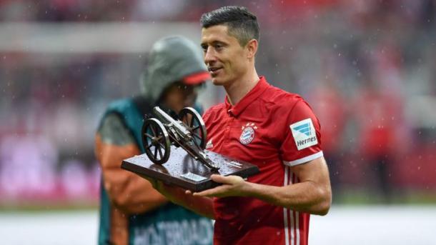 Robert Lewandowski finishes as league top scorer. | Source: Bundesliga