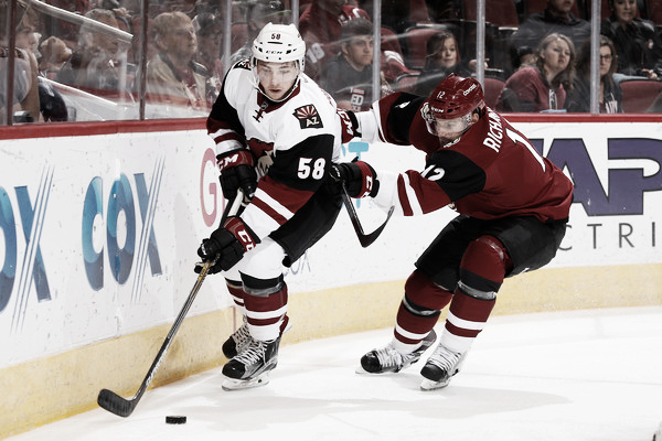 Michael Bunting hopes to find a spot which may come open on the Coyotes' roster. Source: Christian Petersen/Getty Images North America) 