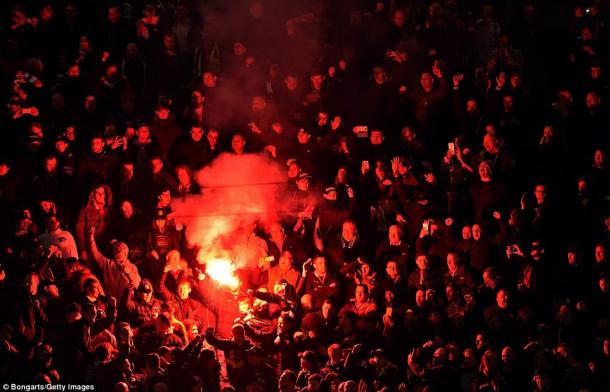 Dortmund fans' passion, noise and flares make for an intimidating atmosphere (photo: Getty Images)