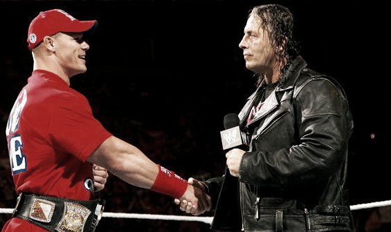 Hart said it was a testimony for Cena not to shoot Rollins following his nosebreak (image:thejohncenablog.blogspot.com)