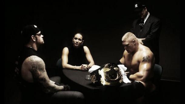 Stephanie said WWE have a clear advantage storyline wise over UFC (image: pinterest.com)