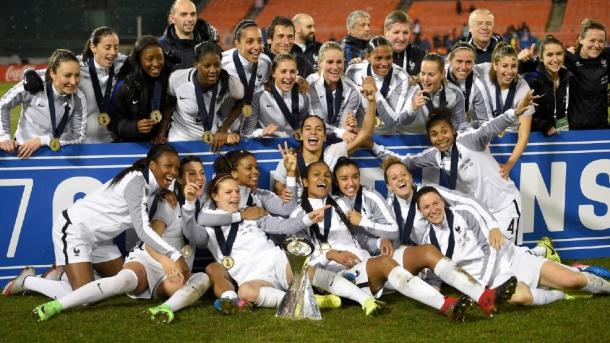 France were the winners in the last edition of the SheBelieves Cup | Source: Nick Wass-AP