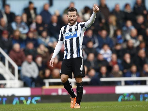 Cabaye in action during his time at St James Park (photo: getty)