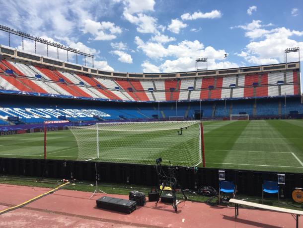 Vista del Calderon, all'ultima serata di Champions - Foto Champions League 