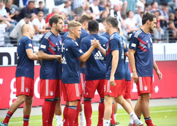 Calentamiento del Bayern de Múnich | Foto: @FCBayern_es