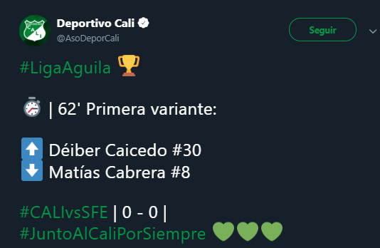 Imagen: @AsoDeporCali