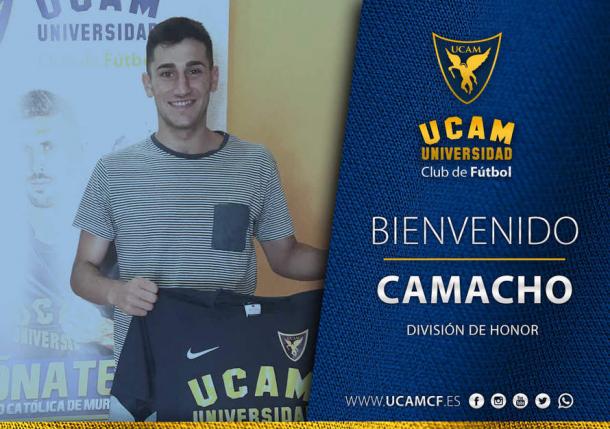 Montaje por el fichaje de Camacho | Foto: UCAM Murcia CF