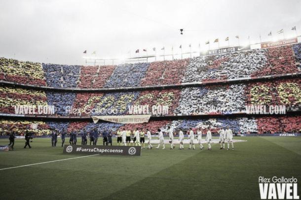 El Camp Nou antes de un clásico | Foto: Alex Gallardo (VAVEL)